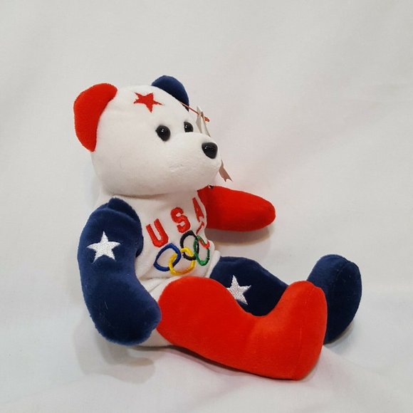 Team Bears Authentic Bean Plush Bears USA Olympic - Picture 3 of 12
